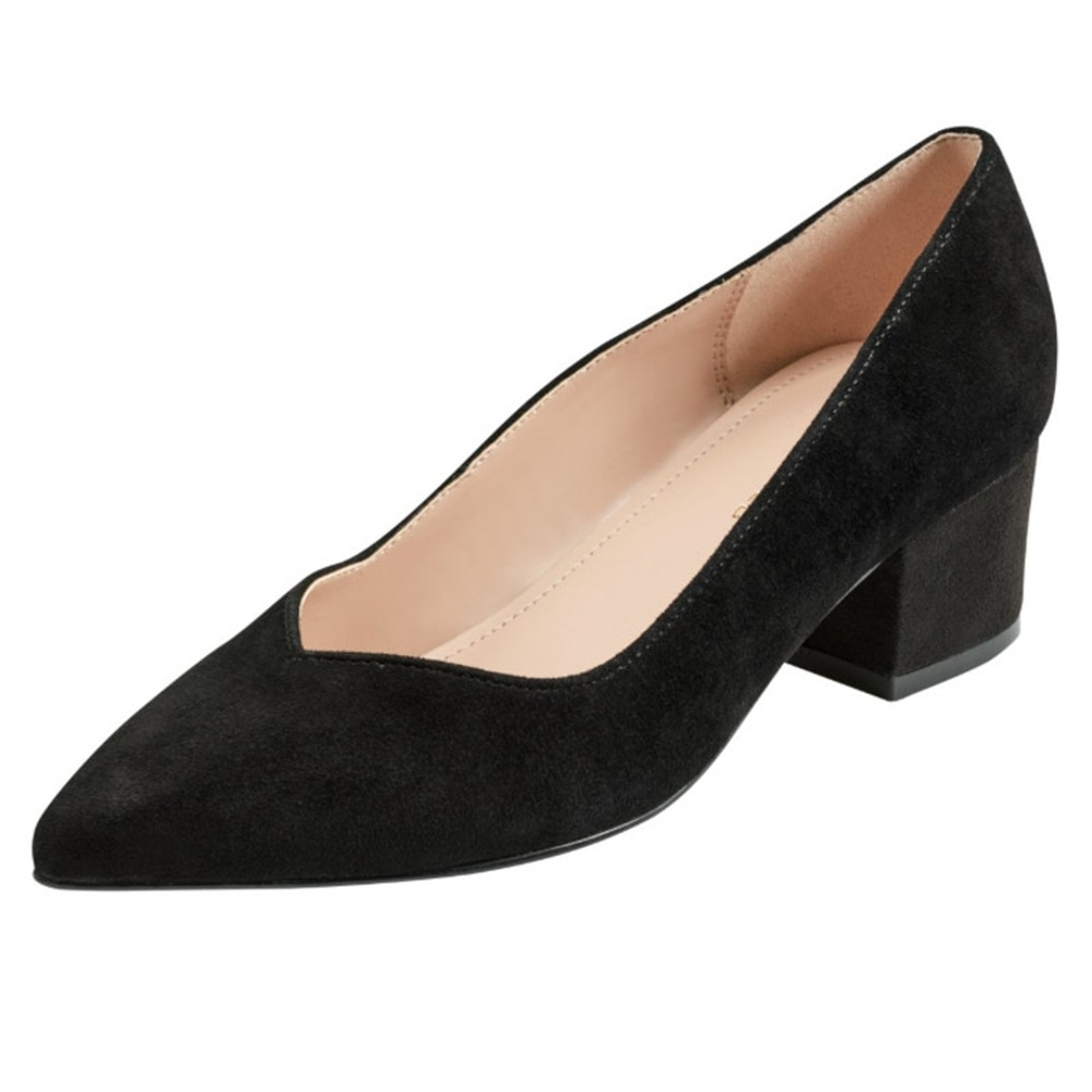 Marc Fisher Womens Labore Pump US 8 M EU 38.5 Black Slip On EUC